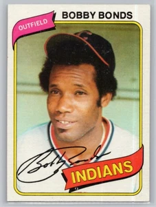 1980 Topps #410 Bobby Bonds Cleveland Indians - Imagen 1 de 2