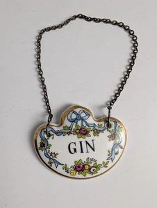 Vintage Coalport Bone China Gin Label Made in England - Picture 1 of 4