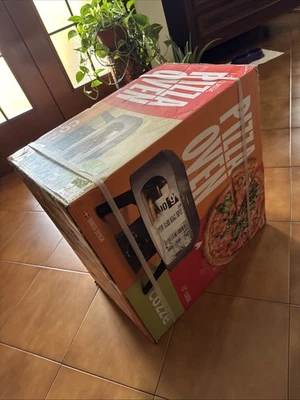 COZZE Forno Pizza a Gas 13” – Gas 30 mbar | Pietra in cordierite inclusa | NUOVO - Immagine 1 di 4