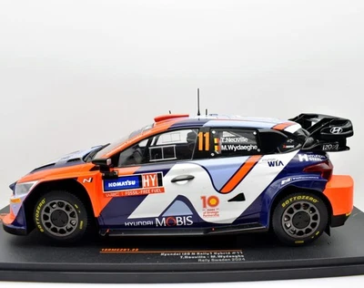 Modellino auto scala 1:18 hyundai i20 rally SWEDEN 2024 diecast modellismo - Immagine 1 di 4