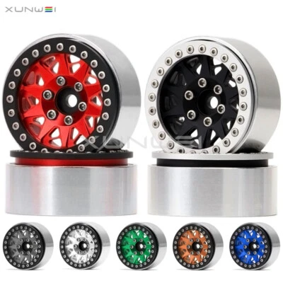 1.9" Alloy Beadlock Wheel Rim for RC Crawler 1/10 SCX10 D90 TRX4 T6 86100 C10 - Image 1 of 2