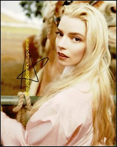 Anya Taylor-Joy The Queens Gambito Furiosa Autógrafo Firmado UACC RD 96 - Imagen 1 de 1