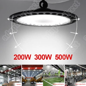 UFO LED Hallenbeleuchtung Industrielampe High bay Hallenstrahler Hallenleuchte - Bild 1 von 19