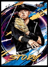 2020 Topps Fire Trevor Story Colorado Rockies #34