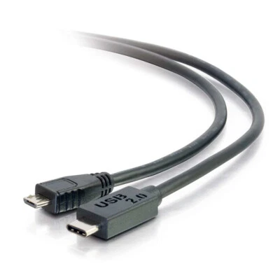 C2G USB 2.0 C-auf-USB-Micro-B-Kabel - 12ft - Bild 1 von 4