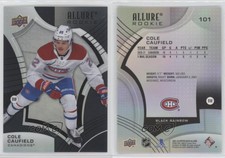 2021-22 Upper Deck Allure Rookies Black Rainbow Cole Caufield #101 Rookie RC