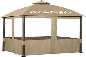 SCOCANOPY - Clear Window Gazebo Privacy Curtain Set - Picture 1 of 7