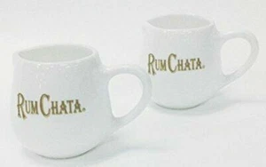Rum Chata 2oz Ceramic Individual Creamer Set of 2 (Two) Brand New - Picture 1 of 1