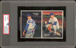 Nolan Ryan "The Ryan Express" Signed Oversized 1990 Mother's Cookies MLB Card