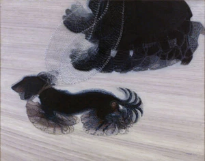 Giacomo Balla Dynamism Of A Dog On A Leash Canvas Print 16 x 20 - Imagen 1 de 5