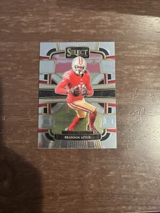 2023 Panini Select Brandon Aiyuk Sliver Prizm Holo Concourse #89 - Bild 1 von 2