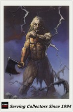 1994 FPG FANTACY ART TRADING CARD KEN KELLY METALLIC STORM CARD MS5