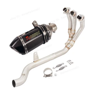 For Triumph Trident 660 Tiger 660 2022-23 Muffler Exhaust Front Pipe Full System - Picture 1 of 12