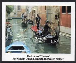 Islas Salomón MNH 1985 Vida y Tiempos de la Reina Madre - Imagen 1 de 1