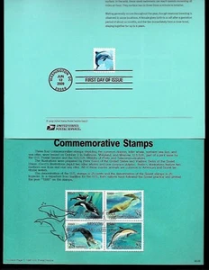 SP#139 F.D.C. 6 Pages Fish  Mamals #2005-09 2508-11 2545-49 2529 2863-66 4388 - Picture 1 of 3
