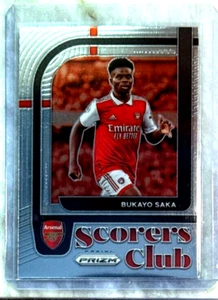 Bukayo Saka 2022-23 Prizm Premier League Scorers Club Insert Card- #11 Arsenal - Picture 1 of 5