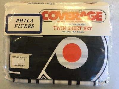 NUEVO JUEGO DE SÁBANAS DOBLES PHILADELPHIA FLYERS GRAN REGALO NAVIDEÑO ENVÍO GRATUITO Foto 1 de 3