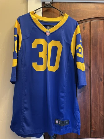 NFL Nike Los Angeles Rams RB TODD GURLEY Replica Blue Football Jersey Mens XL Cover