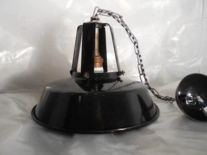 Emaillie Email Bakelit Werkstatt Fabrik Lampe Schalter Steckdose Licht Fassung - Bild 1 von 12
