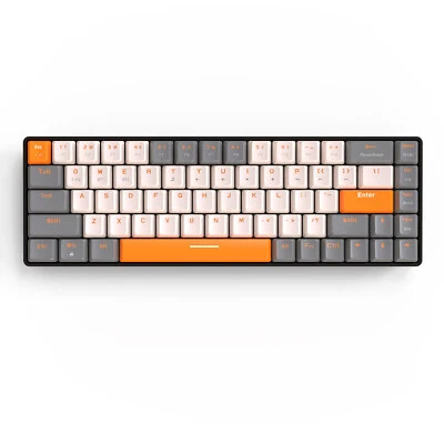 RK68 Type C Wireless 60% Mechanical Gaming Keyboard Mini Bluetooth Hot Swappable - Image 1 of 4