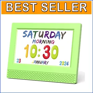 Interactive Children's Sleep Trainer Alarm Clock - 5 Alarms & Colorful Display - Picture 1 of 11