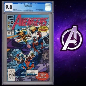 CGC 9.8 Avengers #316 Spider-Man se une a los Vengadores 1990 páginas blancas - Imagen 1 de 2