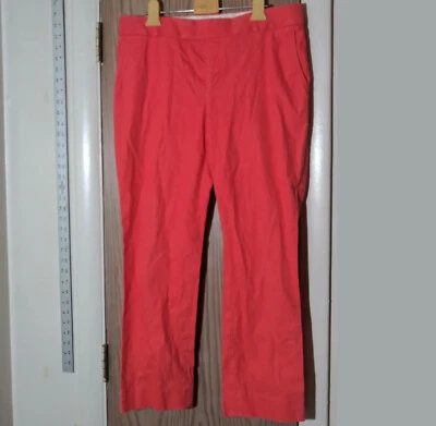 Banana Republic Cactus Flower Stretch Cotton Ankle Pants, Symonacopant, Size 8 - Image 1 of 4
