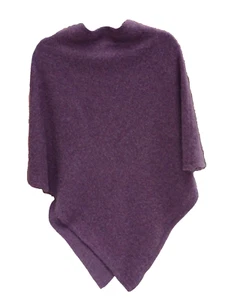Retreat Purple 100% Cashmere Poncho - Picture 1 of 6