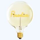 Elements Lighting Message in the bulb Glhbirne AMPOULE "PARADISE"
