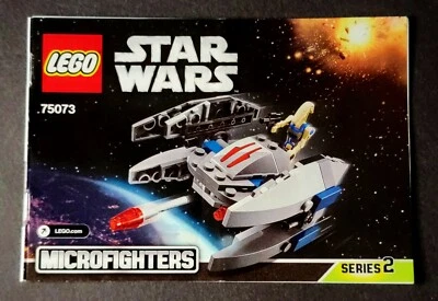 Lego Star Wars 75073 Vulture Droid Microfighter Manual Instructions - Image 1 of 2