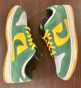 Nike Dunk Low Pro SB Buck 2004 Men’s Size 9 US Vintage 304292-132 Green Yellow - Picture 1 of 6