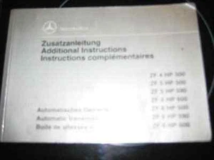 Zusatzanleitunng Betriebsanleitung MERCEDES LKW ZFAutomatisches Getriebe - Bild 1 von 1