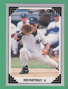 1991 Leaf Don Mattingly New York Yankees #425 - Picture 1 of 2
