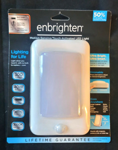 GE Enbrighten LED White Task Light Motion Sensing Battery Operated Cabinet Light