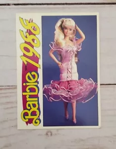 Barbie Doll Collectible Trading Card 1988 Perfume Pretty Scented Fashions #152 - Picture 1 of 2