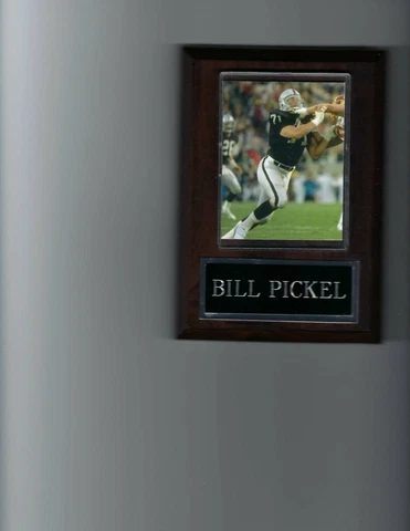 BILL PICKEL PLAQUE LOS ANGELES RAIDERS LA FOOTBALL NFL Cover