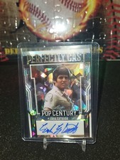 2023 Leaf Pop Century Erik Estrada 1/15 White Cracked Ice Auto Autograph Card