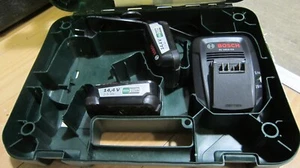 Bosch Akkuschrauber, Koffer GSR 14,4 VE-2 ink. 2 x Akku, Ladegerät, Koffer - Bild 1 von 3