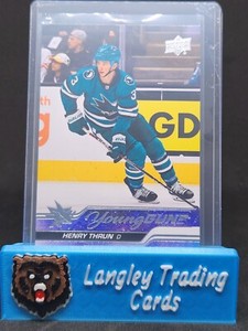 2023-24 Upper Deck Series 1 Henry Thrun Young Guns 236