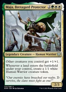Maja, Bretagard Protector x4 4x Kaldheim NM MTG - Picture 1 of 1