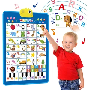 Electronic Alphabet Wall Chart, ABC Chart Learning Toys for 3 to 4 Year, Alphabe - Picture 1 of 12