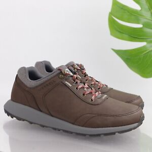 Merrell Men's Capron Sneaker Size 10.5 Brown Leather Outdoor Sport Shoe Hiking