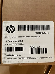 New Genuine HP EliteBook 820 G2 Intel i5-5300U Motherboard 781856-601 781856-001 - Picture 1 of 1