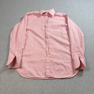 Bel Y Cia Barcelona Shirt Men M Red Button Academia Quit Luxury Heritage Italy - Picture 1 of 9