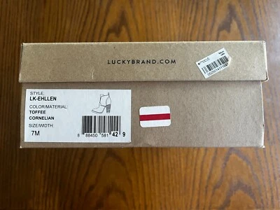 womens lucky brand shoes size 7 - Image 1 of 4