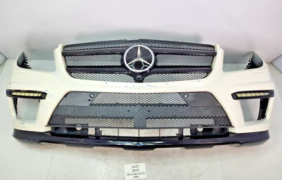 ✅ Panel de cubierta de parachoques delantero blanco Mercedes X166 GL63 AMG 2013-2016 OEM* NOTA* Foto 1 de 4