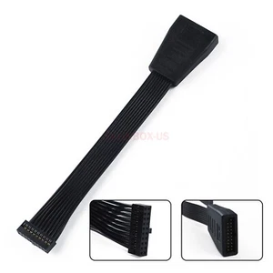 USB 3.0 19Pin Male to 20Pin Female Mainboard Extension Conversion Cable for PC - Picture 1 of 12