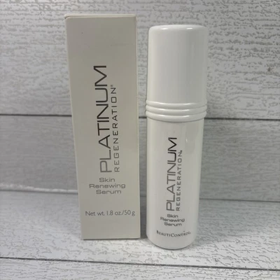 New NIB RARE BeautiControl PLATINUM ReGeneration Skin Renewing Serum 1.8oz - Image 1 of 3