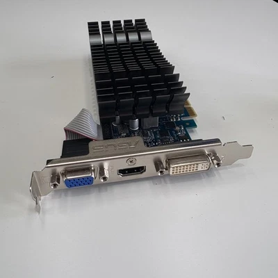 ASUS GeForce GT 610 (GT610-SL-1GD3-L) 1GB DDR3 SDRAM PCI Express UNTESTED - Image 1 of 4