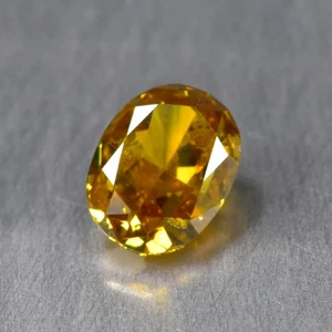 0.21Ct Untreated Fancy Yellow Diamond SI-1 Clarity Loose Diamond - Picture 1 of 2